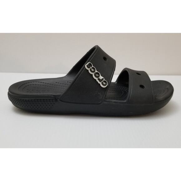 CROCS Classic Slide Sandal Size Men 7 Women 9 Black Double Strap Slip On 206761 main image 7